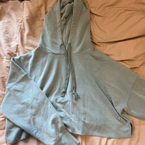 Light blue AS rival cropped sweater